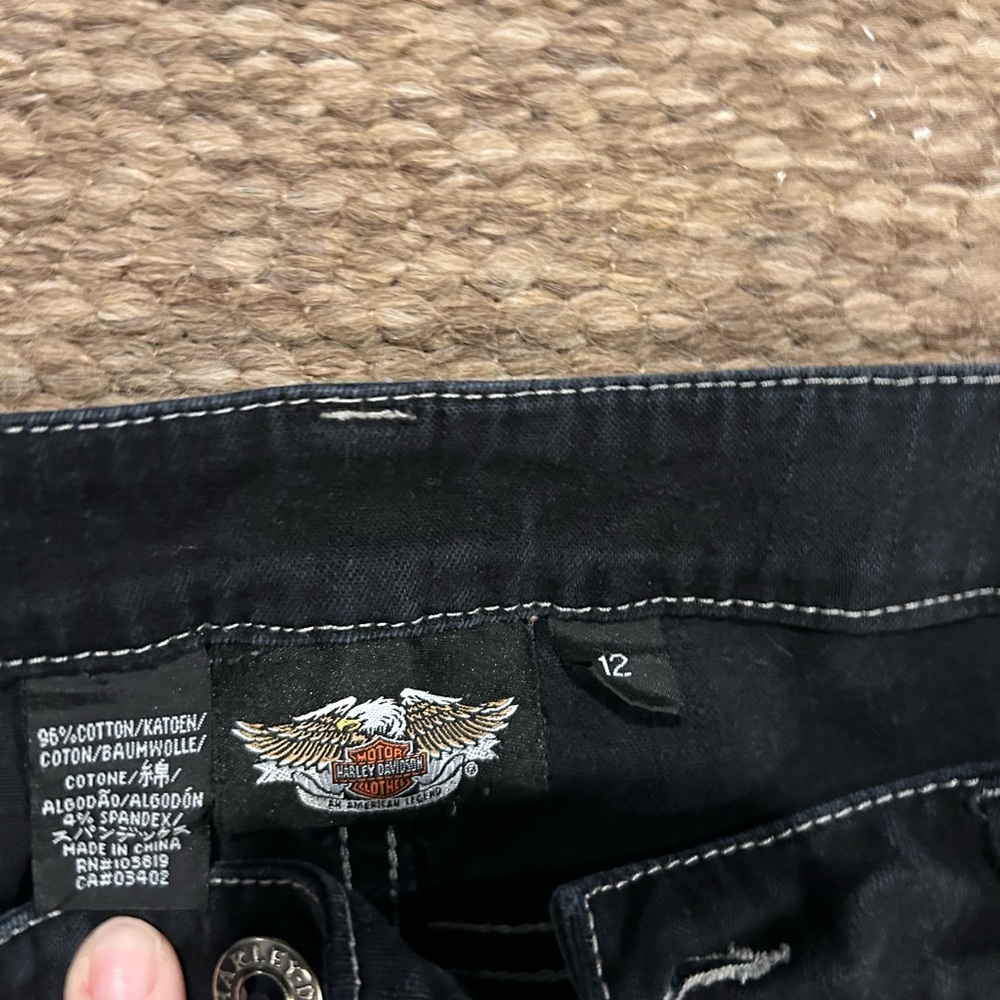 Harley Davidson jeans size 12. Boot cut